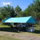 3x5m 3x4m abri solaire tente bâche plage imperméable ombre extérieur Camping hamac pluie piscine