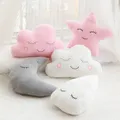 Oreiller en peluche nuage de lune étoile goutte de pluie doux jouets en peluche pour enfants