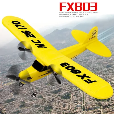 Avion super planeur FX803 2CH télécommandé jouets d'avion prêts à voler comme cadeaux pour enfants