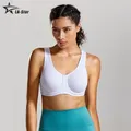 Soutien-gorge de sport Double couche à fort Impact pour femmes haut à armatures de Yoga de