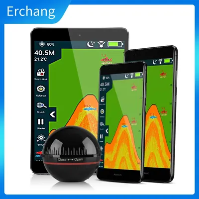 Erchang – détecteur de poisson sans fil XA02 sondeur Portable à profondeur de 48m/160 pieds alarme