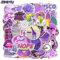 Autocollants VSCO fille violet dessin animé Kawaii en vinyle paquet d'autocollants pour bagages