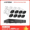 H.view Système de caméras de sécurité CCTV kit de vidéosurveillance domestique caméra IP