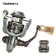 TSURINOYA – Jaguar 1000 2000 3000 Long Casting Double bobine roulement en acier inoxydable