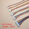 Lot de 10 câbles JST XH 2.54 2/3/4/5/6/7/8/9/10 broches connecteur 2.54mm longueur 30cm 26AWG