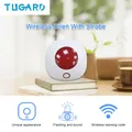 TUGARD – Mini-sirène sans fil SN10 433MHz 110db Flash lumineux stroboscope pour la sécurité de