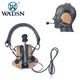 WADmersible-Casque militaire antibruit Softair Comtac II casque PTT Airsoft casque de chasse et de