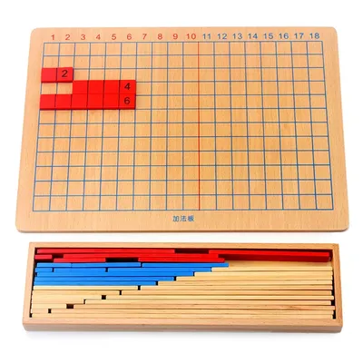 Planche à bande d'addition et de soustraction Montessori jouets mathématiques pour enfants d'âge