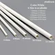 Tuyau blanc en PVC pour aquarium diamètre extérieur 6 ~ 20mm tube précieux pour poisson d'argile