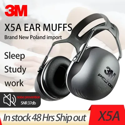 Protège-oreilles anti-bruit 3M/X5A Protection auditive réduction du bruit casque de sécurité