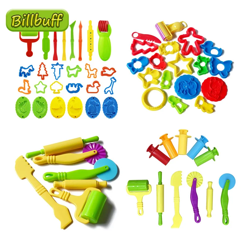 Offre spéciale bricolage Slime jouer pâte outils accessoires pâte à modeler moule pâte à modeler Kit Slime plastique ensemble fraises moules jouet pour les enfants