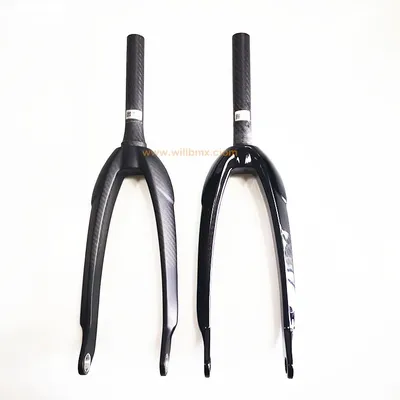 Willbmxforks-Fourches de vélo de course en carbone tige de vélo BMX 20 pouces 24 pouces course