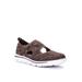 Wide Width Women's Travelactiv Avid Sneakers by Propet in Brown Beige (Size 6 1/2 W)