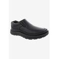 Men's BEXLEY II Slip-On Shoes by Drew in Black Leather (Size 14 D)