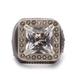 Gucci Jewelry | Gucci Gg Crystal-Embellished Signet Ring In White | Color: Black/Silver | Size: Various