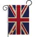 Breeze Decor Americana of the World Nationality Impressions Decorative Vertical 2-Sided Burlap 1'5 x 1 ft. Garden Flag | 18.5 H x 13 W in | Wayfair