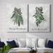 The Holiday Aisle® Sprig of Christmas Time - 2 Piece Painting Print Set Canvas/Metal in Gray/Green | 32 H x 48 W x 1 D in | Wayfair