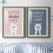 Isabelle & Max™ Little Babe Cave - 2 Piece Graphic Art Set Paper, Solid Wood in Black/Blue/Green | 1.5 D in | Wayfair