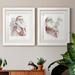 The Holiday Aisle® Ready for Christmas - 2 Piece Painting Print Set Paper/Plastic in Gray/Green/Red | 20 H x 34 W in | Wayfair