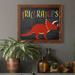 Isabelle & Max™ Triceratops - Painting Print on Canvas, Solid Wood in Black/Red | 20 H x 17 W x 1.5 D in | Wayfair 6C3C47C681DC4113A5DE5419628D4634