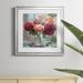 Winston Porter Rose Society - Picture Frame Painting Print on Canvas Canvas, Solid Wood in Gray/Green/Pink | 26.5 H x 26.5 W x 1.5 D in | Wayfair