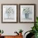 Fleuriste Francais I - 2 Piece Painting Print Set Paper in Blue/Gray/Green Laurel Foundry Modern Farmhouse® | 20 H x 34 W in | Wayfair