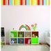 Latitude Run® Nursery Rainbow Wall Decal, Rainbow Sticker Vinyl, Glass in Green/Blue/Yellow | 7 H x 14 W in | Wayfair