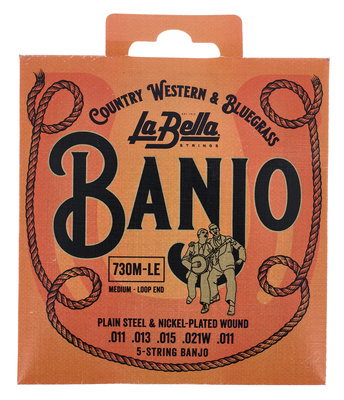 La Bella 5-String Banjo Medium