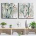 Union Rustic Exuberant Spirit - 2 Piece Wrapped Canvas Painting Print Set Canvas, Solid Wood in Blue/White | 10 H x 10 W in | Wayfair