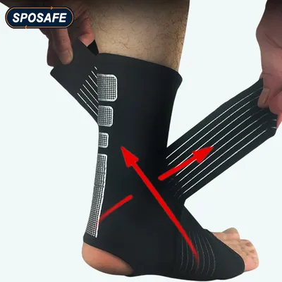 Manchons de chaussette de compression pour l'articulation du pied attelle de rinçage sportive