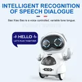 Mini robot RC de poche avec dialogue coule roi prudent héros vocaux enregistrement chant