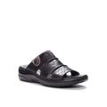 Women's Gertie Sandals by Propet in Black (Size 9 1/2 M)