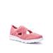 Wide Width Women's Travelactiv Avid Sneakers by Propet in Pink Red (Size 9 1/2 W)