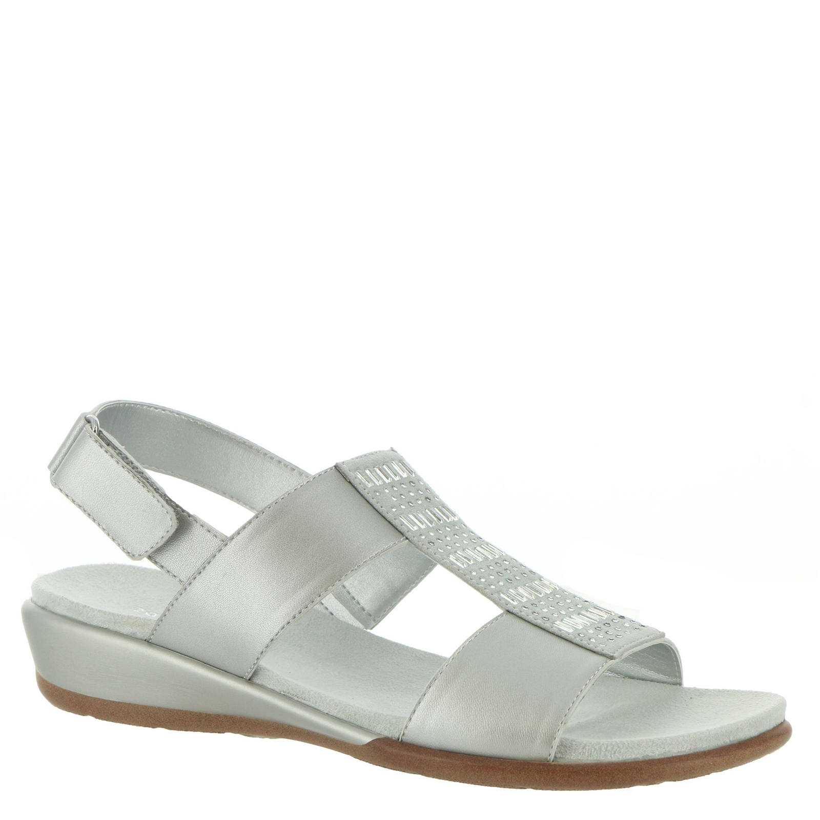 Easy Spirit Hazel - Womens 6 Silver Sandal Medium