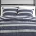 Nautica Craver 180 TC Reversible Comforter Set Polyester/Polyfill/Cotton in Blue/Navy | King Comforter + 2 King Shams | Wayfair USHSA51111823