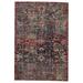 White 24 x 0.17 in Area Rug - Langley Street® Harwell Oriental Red/Black Indoor/Outdoor Area Rug Polypropylene | 24 W x 0.17 D in | Wayfair