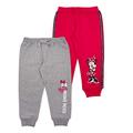 Disney 2-Pack Minnie Mouse Toddlers and Girls Joggers Pants and Pajamas, Medium Grey- 2T