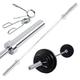 Mymixtrendz Fitness 5ft Olympic Barbell Weight Lifting Bar for Bodybuilding (5FT)