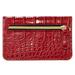 Anthropologie Accessories | New! B-Low The Belt Croc Vegan Leather Card Case | Color: Red | Size: Os