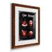 The Holiday Aisle® Hot Cocoa - Picture Frame Print Paper, Solid Wood in Black/Green/Red | 24 H x 18 W x 1.5 D in | Wayfair