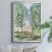 Winston Porter Birch Meadow by J Paul - Picture Frame Painting Print on Canvas Canvas, Solid Wood in Gray/Green | 24.5 H x 18.5 W x 1.5 D in | Wayfair