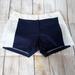 J. Crew Shorts | J Crew Navy/White Color Block Shorts | Color: Blue/White | Size: 0