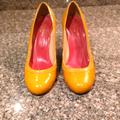 Kate Spade Shoes | Kate Spade 6.5 M Yellow Oxford Heels | Color: Gold/Yellow | Size: 6.5