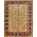 "Sarouk Collection Hand-Knotted Lamb's Wool Area Rug- 8' 0"" X 9' 8"" - Pasargad Home P-425 IVORY 8X10"