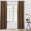 Eastern Accents Chalet Alpine Home Windowpane Cotton Blend Geometric Room Darkening Grommet Single Curtain Panel Cotton Blend | 120 H in | Wayfair