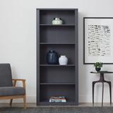 Mercury Row® Groce 72" H x 31.5" W Standard Bookcase Wood in Black | 72 H x 31.5 W x 12.5 D in | Wayfair 34DB56FA336E479BB8C5CCB8A33203B1