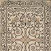 Fleur de Lis Wool Area Rug - Burgundy, 1'8" x 2'6" - Frontgate