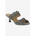 Women's Francie Slide by J. Renee in Pewter Glitter (Size 12 M)