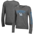 Women's Champion Heathered Charcoal Kentucky Wildcats University 2.0 Fleece Sweatshirt