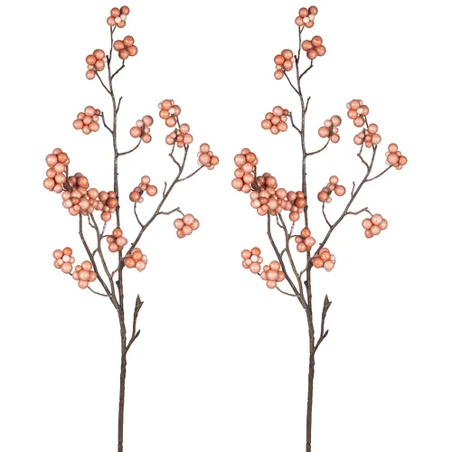 Branche déco avec baies, 42 cm, 2 pièces